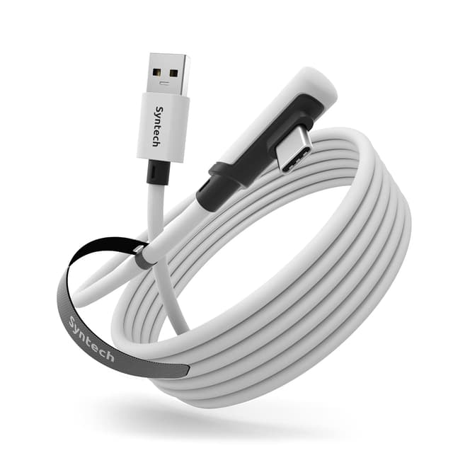 Detalle de Syntech Link Kabel 3 m (USB 3.0 auf USB‑C) für Meta Quest & Pico – PC‑VR / SteamVR Zubehör
