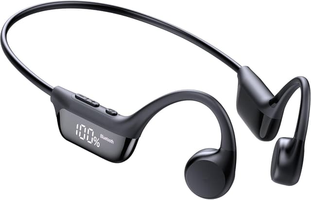 Detalle de ZOVIMAX Bone Conduction Headphones with Bluetooth 6.0, Mic, Open-Ear Sports Fit (IPX7)