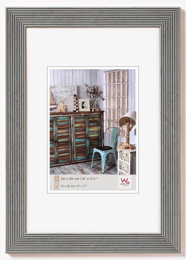 Detalle de Walther Design Cadre Photo Naturel en bois HI460H 40 x 60 cm