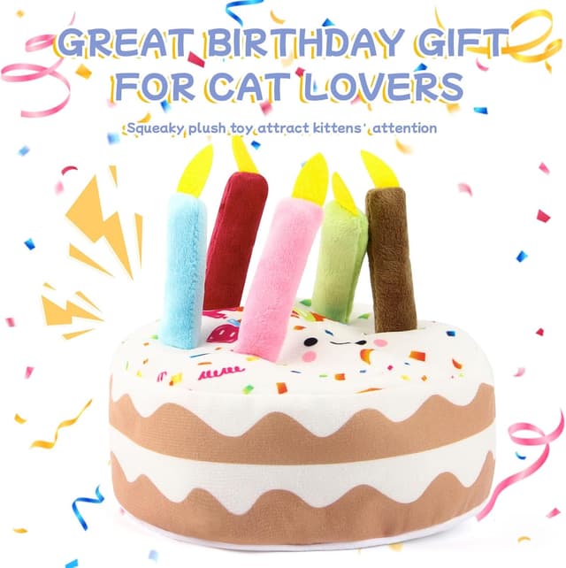 Thumbnail 4 de Cat Birthday Outfit Set for Cats