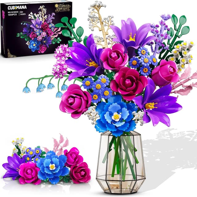 Imagen de Blumen Blumenstrauß 21 Blumen mit LED 💐 en OfertitasTOP