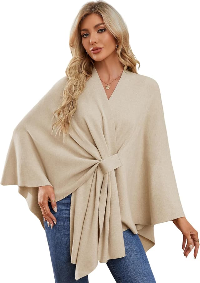 Imagen de PULI Elegant Shawl Wrap One Size 🧣 en OfertitasTOP