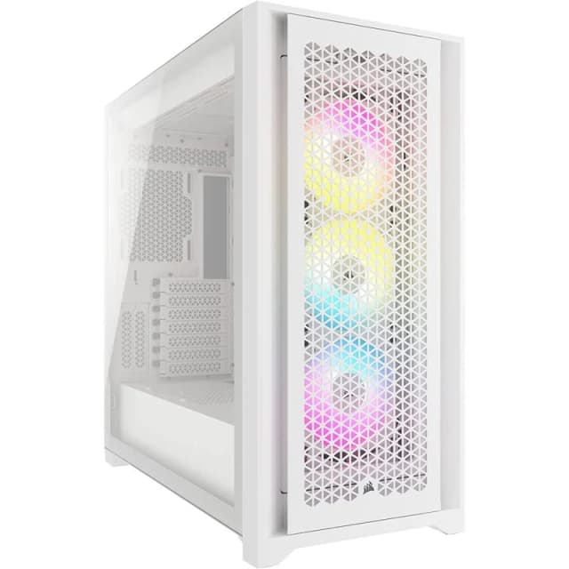 Detalle de Corsair iCUE 5000D RGB Airflow Caja ATX Cristal Blanca