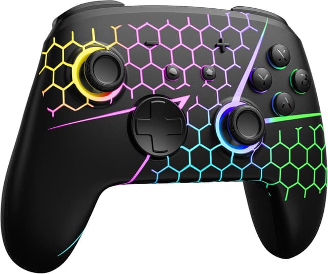 Detalle de Funlab Switch 2 Pro Controller (Switch2/OLED) with Hall Effect, Back Buttons, Turbo, Motion & One‑Click Wake Up