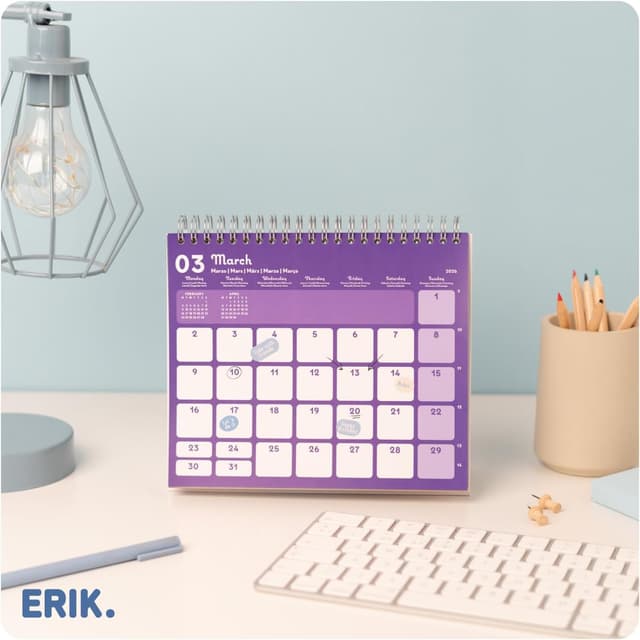 Thumbnail 6 de Grupo Erik Calendario sobremesa 2026 19,5 x 16,5 cm 🗓