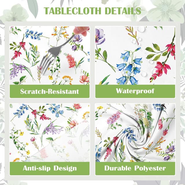 Detalle 1 de Tischdecke Wildblumen 152 x 213 cm