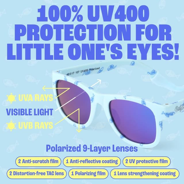 Detalle 1 de BABY SUNNIES Polarized Baby Sunglasses 0-24