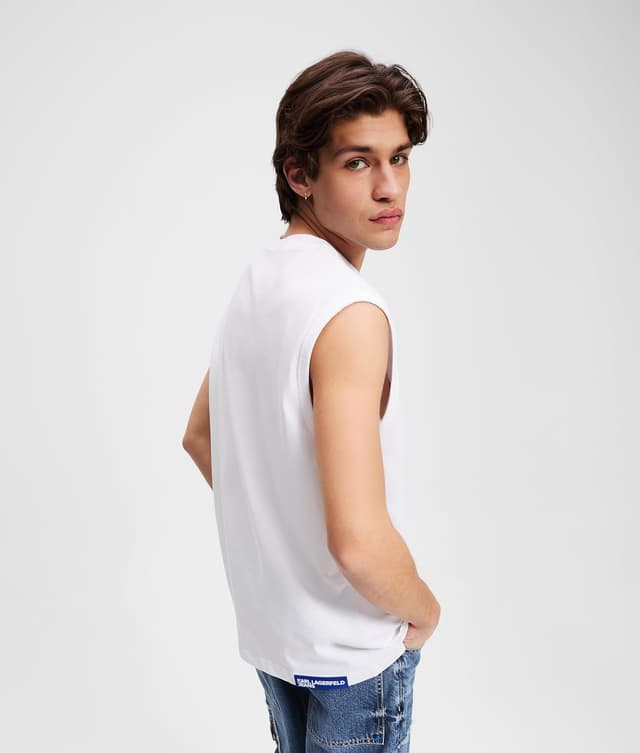 Thumbnail 2 de Karl Lagerfeld Herren Relaxed Box Logo Tank
