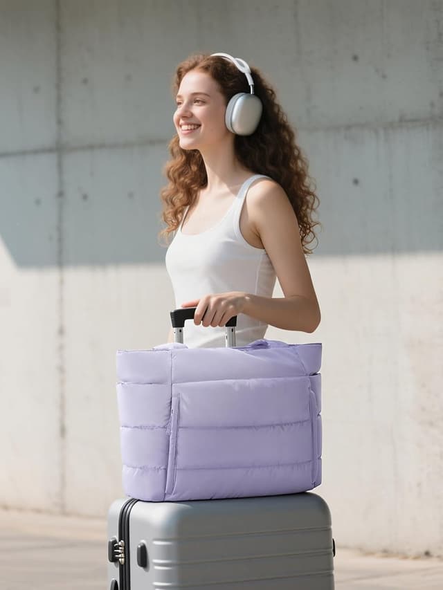 Detalle 2 de Bagstellar Puffer Tote Bag 20L