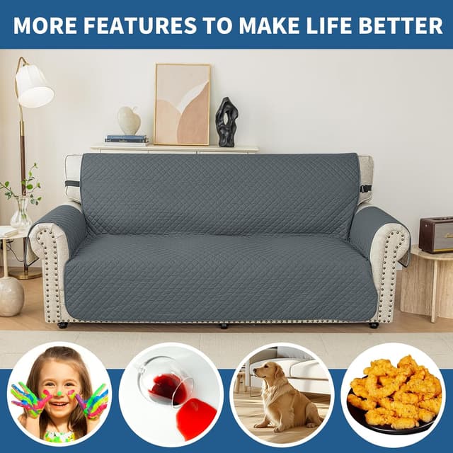 Thumbnail 6 de YSTELLAA copridivano 1 posto impermeabile antiscivolo