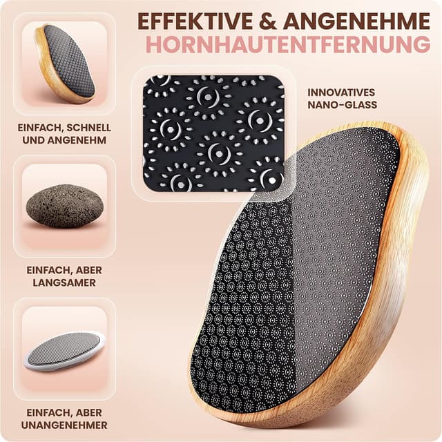 Thumbnail 2 de BAMBUA Hornhautentferner Nano Glas Fußpflege 🦶
