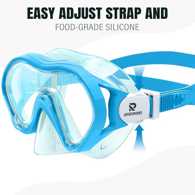 Thumbnail 3 de RIOROO Taucherbrille Kinder 180° Panorama