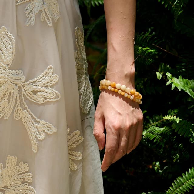 Detalle de Bivei Kristall Armband 8 mm Perlen