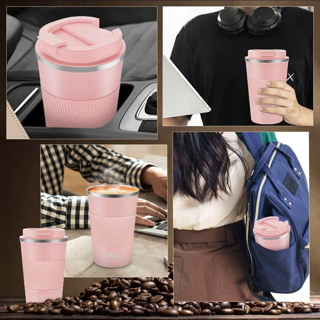 Thumbnail 5 de CS COSDDI Tazas de Viaje Aisladas Térmicas ☕ Reutilizables