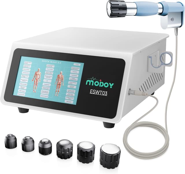 Detalle de MODOY ESWT03 Radial Shockwave Therapy Machine (FSA/HSA Eligible) for At-Home & Clinic Use