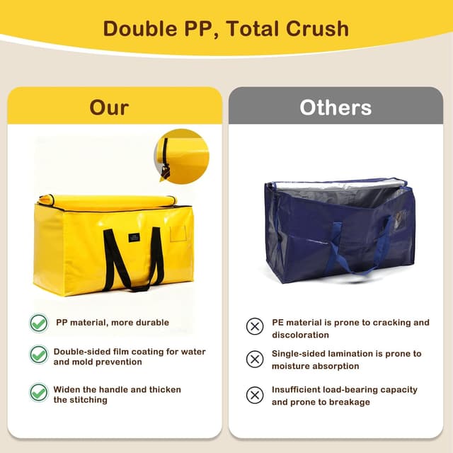 Thumbnail 5 de Moving Bags and Storage Bags 95L Heavy Duty