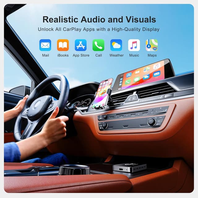 Detalle 2 de FAIMEE AI Box Wireless CarPlay Adapter 4GB