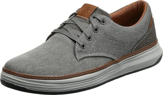 Imagen de Skechers MORENO EDERSON Zapatillas Hombre Taupe Canvas 👟 42.5 EU en OfertitasTOP