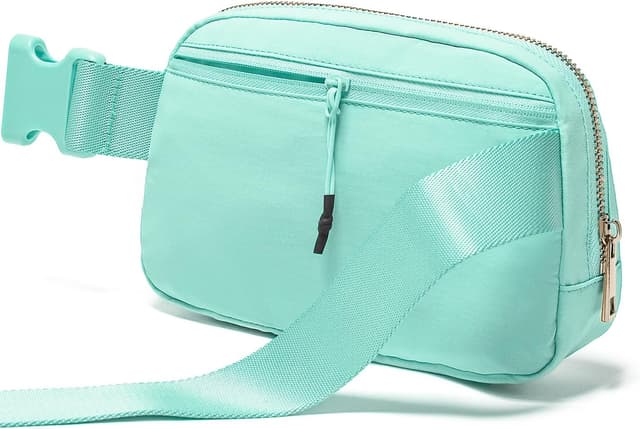 Detalle 2 de Gitus Initial Patch Belt Bag Fanny Pack (Mint Green-L)