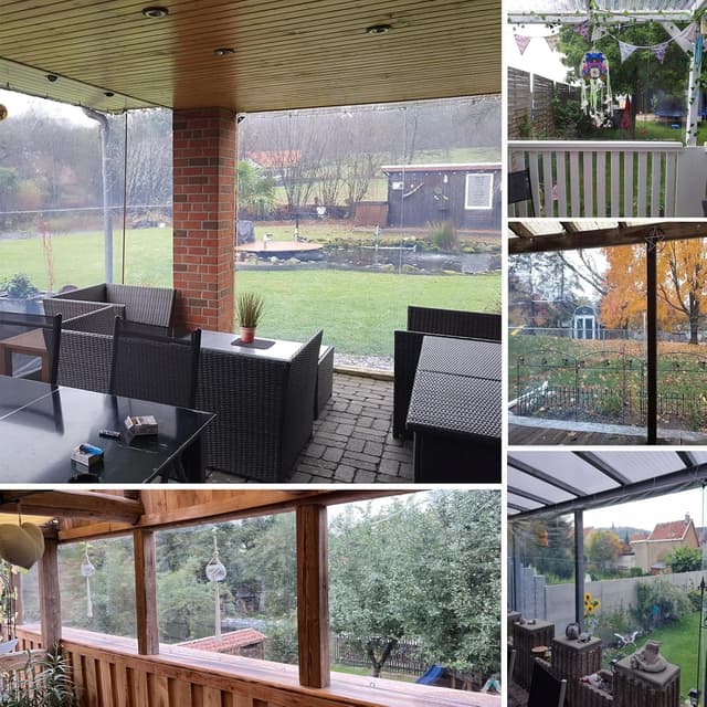 Thumbnail 6 de Plane wasserdicht transparent 3x3m mit Ösen