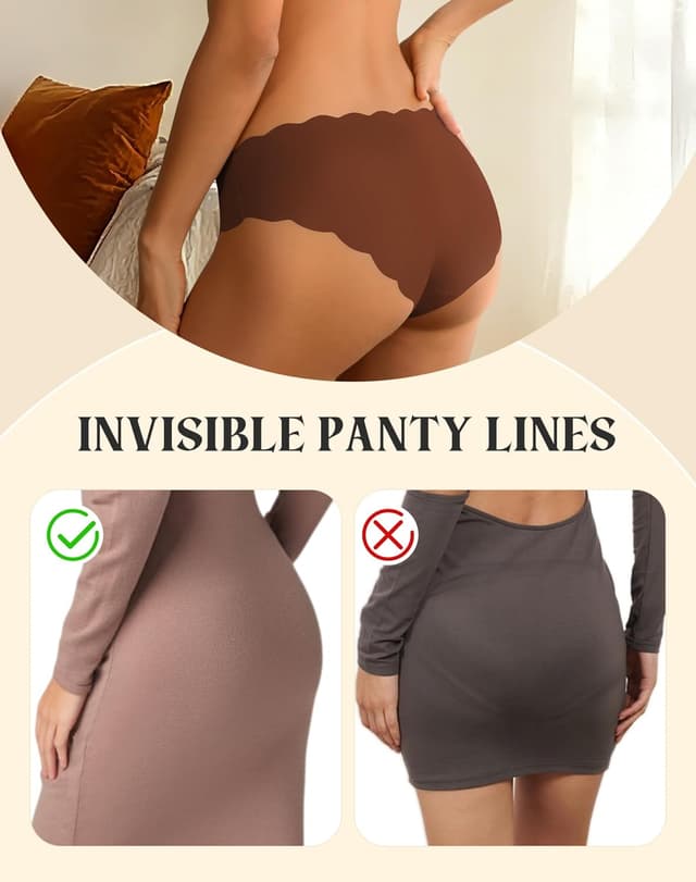 Thumbnail 4 de Dawnrole Bragas Mujer Sin Costuras Pack 6