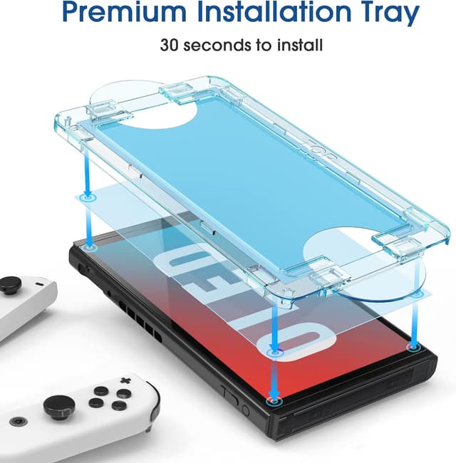 Detalle 2 de amFilm OneTouch tempered glass 9H 7