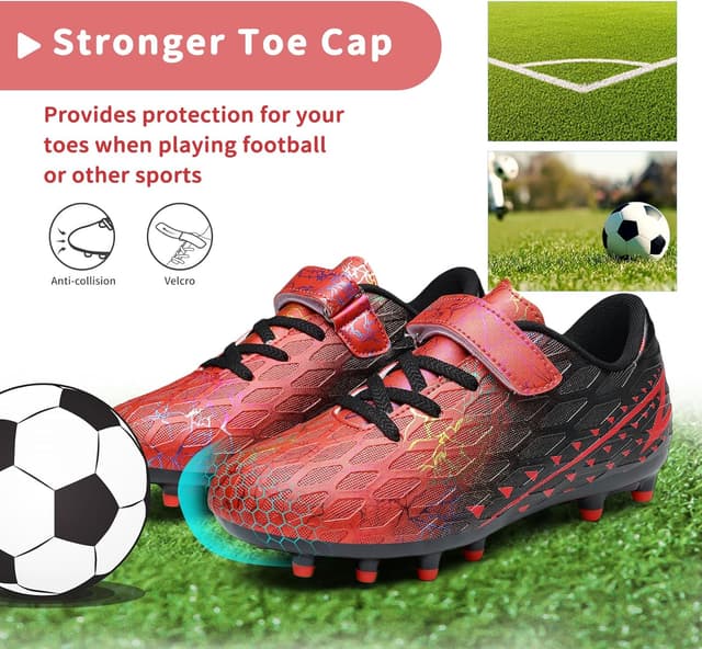 Detalle de Hanani Boys FG/AG Football Boots Velcro