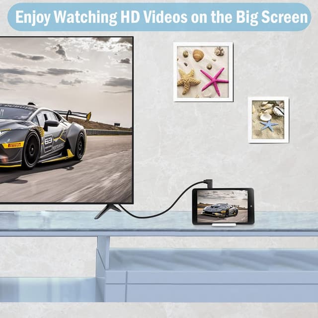 Detalle 2 de Micro-HDMI zu HDMI Kabel 0,3 m 8K