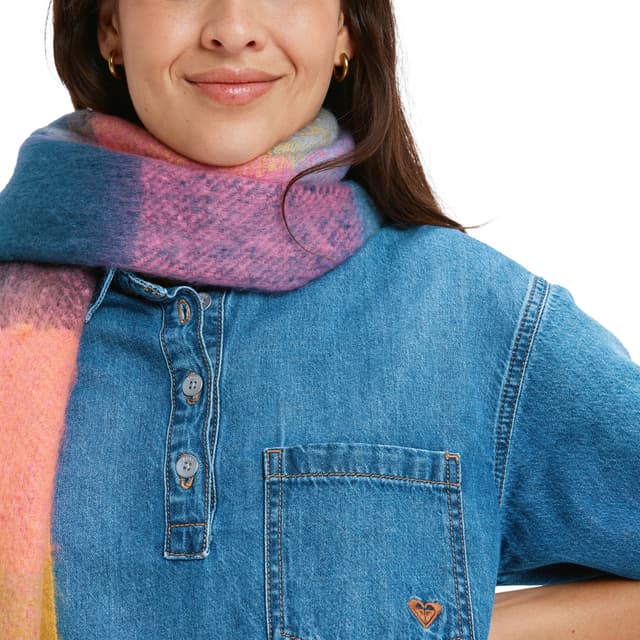 Thumbnail 2 de Roxy Afternoon Skies minivestido denim 100% algodón orgánico 👗