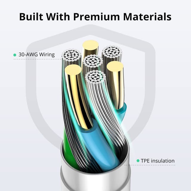 Detalle 2 de JJCALL 1.8m iPhone Charger Cable