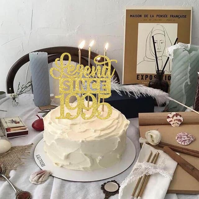 Thumbnail 3 de SYKYCTCY 31th Tortendeko mit Glitter Schrift