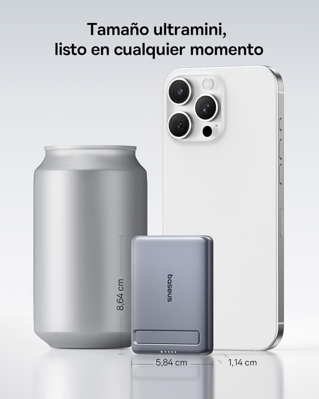 Thumbnail 8 de Baseus Mini MagSafe Power Bank 5000mAh Grau