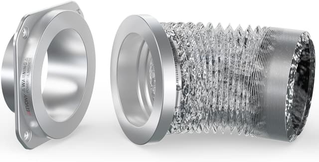 Detalle de JEEVONY Magnetic DV180 Dryer Vent Connector