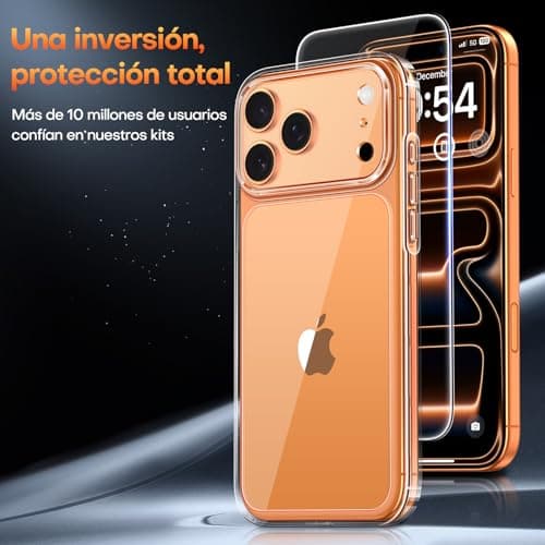 Detalle 1 de TAURI funda iPhone 17 Pro 6.6" con protector y protección militar