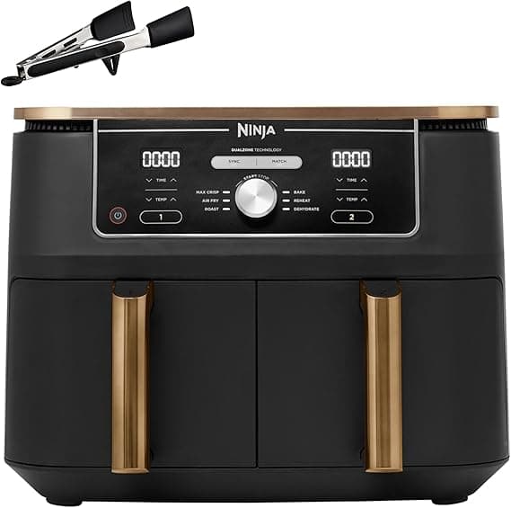Imagen de Ninja Foodi MAX Freidora Doble 9,6L 🍟 6 en 1 Sin Aceite en OfertitasTOP