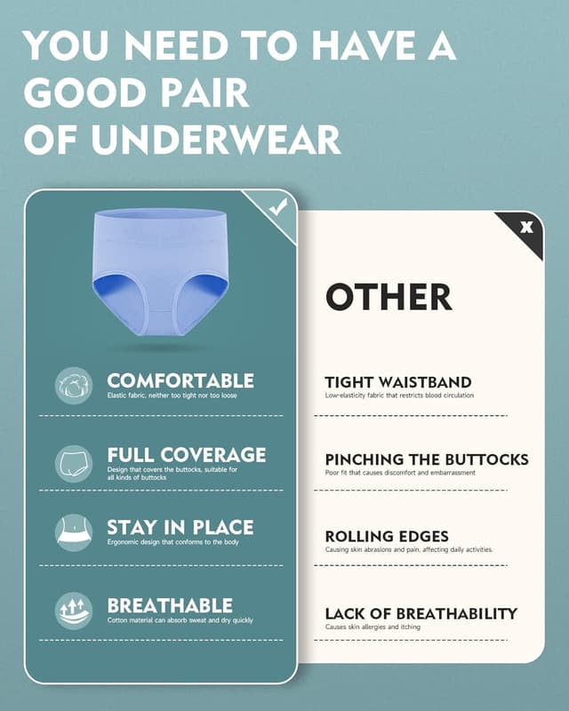 Thumbnail 5 de TANSTC Culotte coton taille haute femme