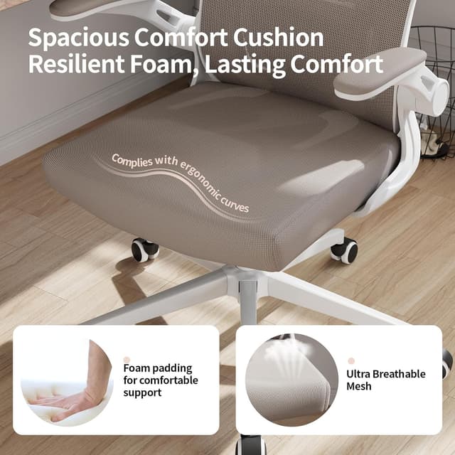 Thumbnail 4 de Monhey Ergonomischer Bürostuhl mit Netz 120 kg