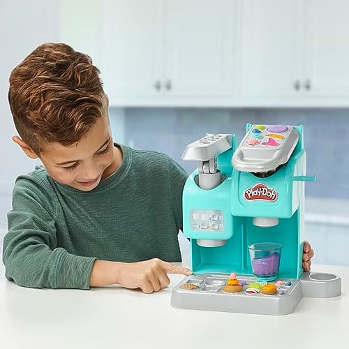 Thumbnail 5 de Play-Doh Súper Cafetería — Cafetera de juguete 8 botes 🍽