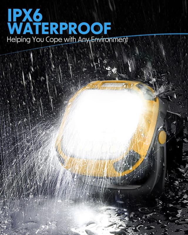 Thumbnail 6 de MOXTOYU 50W Rechargeable LED Work Light (6 Modes, 4500LM) with Type-C Charging & Power Bank