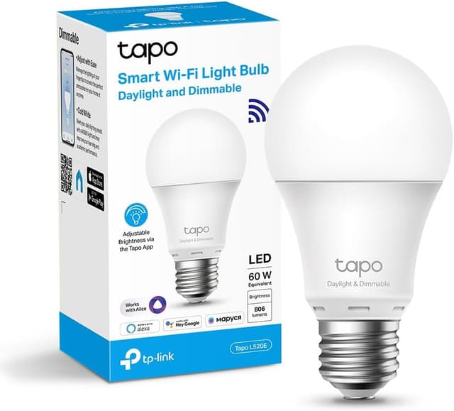 Imagen de Tapo L520E Lampadina Wi‑Fi E27 806 lm en OfertitasTOP
