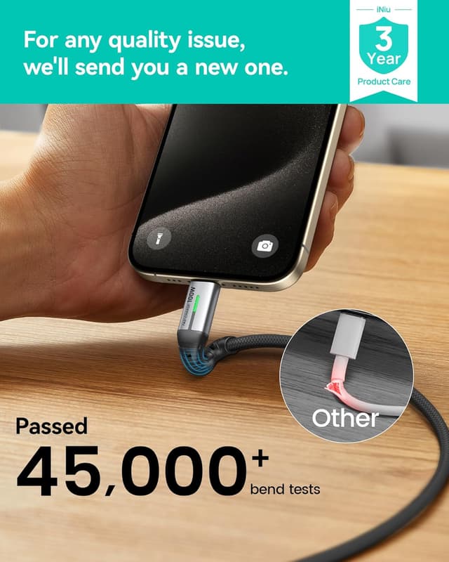 Thumbnail 4 de INIU USB C Cable 2m, 100W fast charging