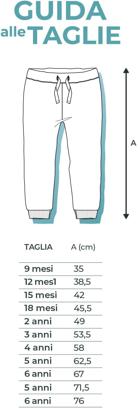 Detalle 2 de Chicco set di 2 pantaloni lunghi per bambina in felpa 100% cotone