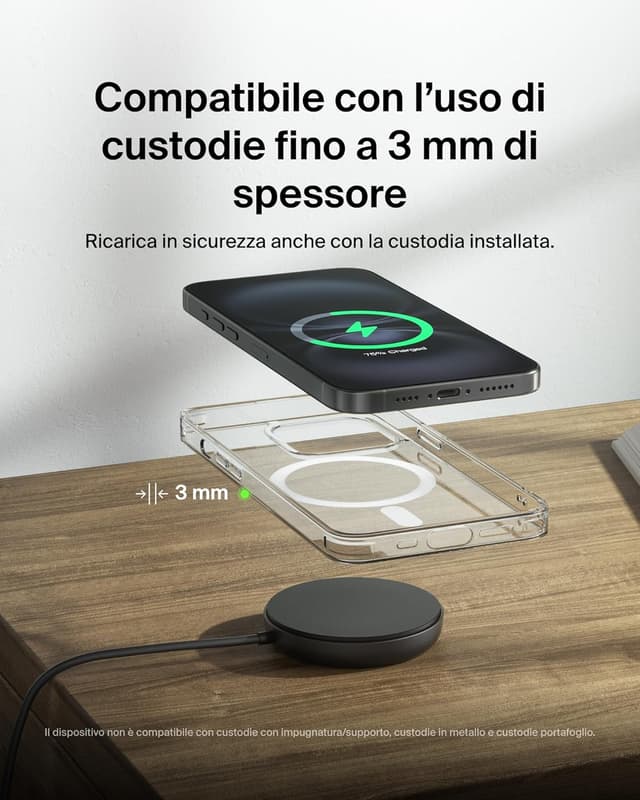 Thumbnail 4 de Belkin Tappetino ricarica magnetico 15 W