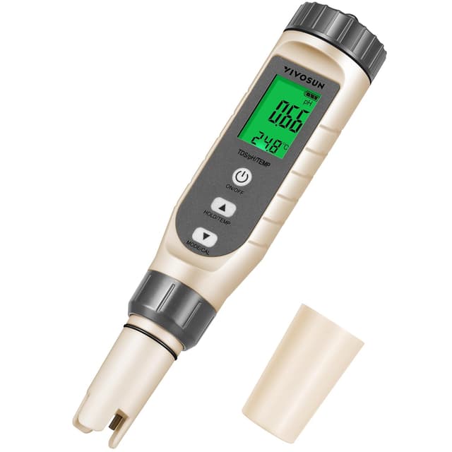 Thumbnail 6 de VIVOSUN TDS Tester 3 in 1: misura TDS, EC e temperatura dell’acqua (blu)