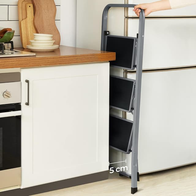 Thumbnail 3 de SONGMICS Trittleiter GSL003GY01 3 Stufen