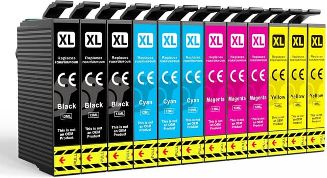 Detalle de Q-image 603XL Compatible Ink Cartridge 12 Pack 🖨