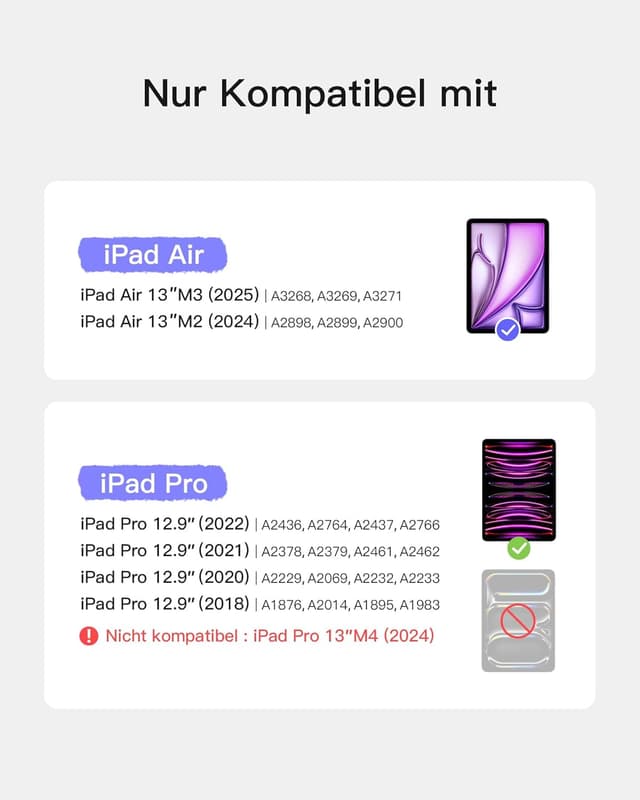 Detalle 2 de Inateck AirTap BK2007-13 Tastatur Hülle 13 Zoll