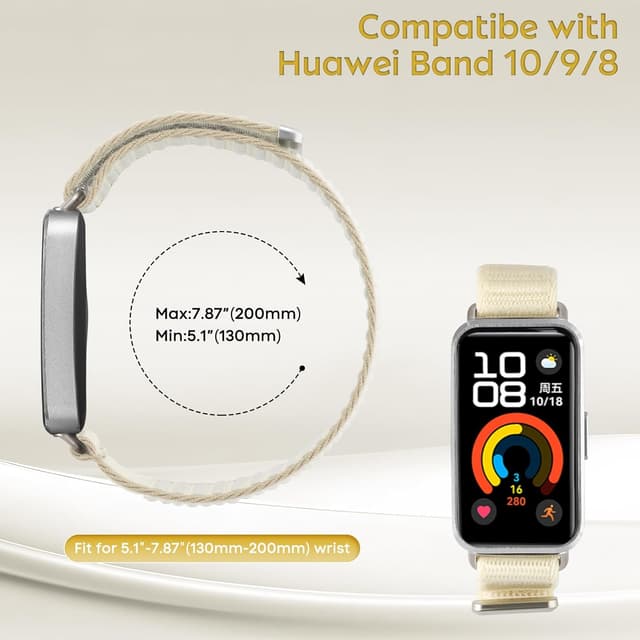 Detalle de Huawei Band strap by MIJOBS, nylon woven