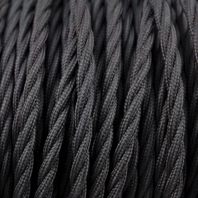 Detalle 2 de Cavo elettrico vintage smartect nero 5 m