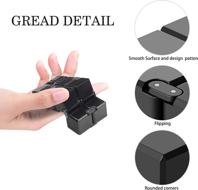 Detalle de Funxim Infinity Cube fidget toy for stress relief